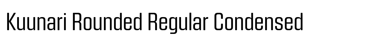Kuunari Rounded Regular Condensed image